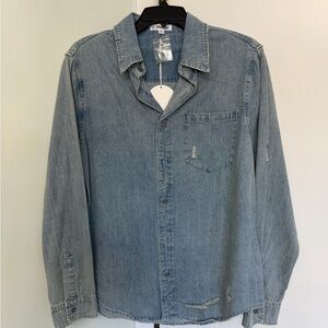 MACARON Light Blue Denim Shirt